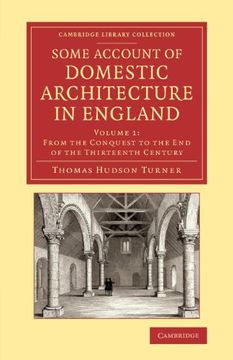 portada Some Account of Domestic Architecture in England 2 Volume Set: Some Account of Domestic Architecture in England: Volume 1 (Cambridge Library Collection - art and Architecture) (en Inglés)