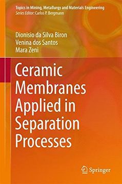 portada Ceramic Membranes Applied in Separation Processes (Topics in Mining, Metallurgy and Materials Engineering)