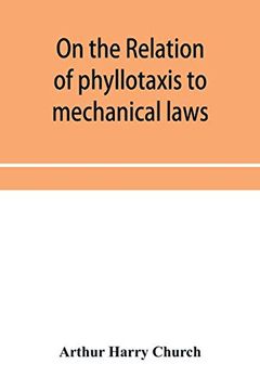 portada On the Relation of Phyllotaxis to Mechanical Laws (en Inglés)