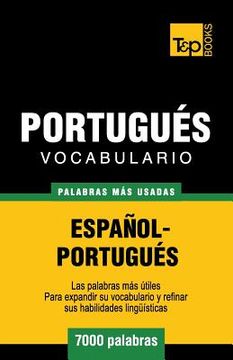 portada Vocabulario español-portugués - 7000 palabras más usadas (in Spanish)