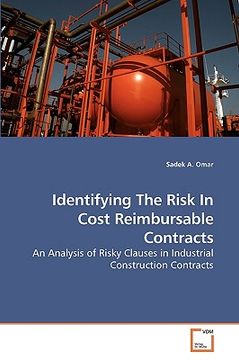 portada identifying the risk in cost reimbursable contracts (in English)