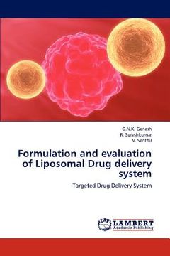portada formulation and evaluation of liposomal drug delivery system (en Inglés)