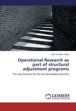 portada Operational Research as part of structural adjustment programs