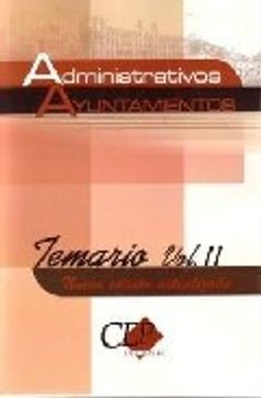 portada Administrativos de Ayuntamientos: Temario (Vol. Ii)