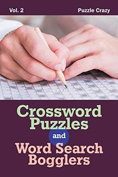 portada Crossword Puzzles and Word Search Bogglers Vol. 2 (en Inglés)