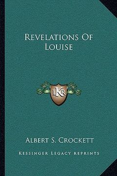 portada revelations of louise (in English)