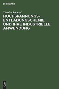 portada Hochspannungsentladungschemie und Ihre Industrielle Anwendung (in German)