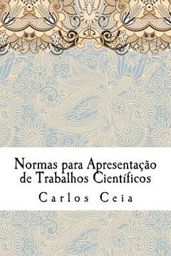 portada Normas para Apresentação de Trabalhos Científicos (en Portugués)