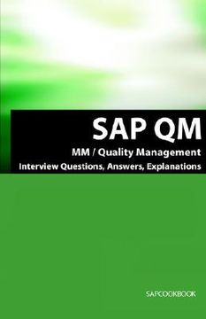 portada sap qm interview questions, answers, explanations: sap quality management certification review (en Inglés)