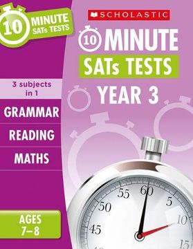 portada Grammar, Reading and Maths Year 3 (10 Minute Sats Tests) (en Inglés)