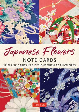 portada Japanese Flowers, 12 Note Cards: 12 Blank Cards in 6 Lovely Designs (2 Each) with 12 Patterned Envelopes (en Inglés)
