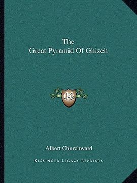 portada the great pyramid of ghizeh (en Inglés)