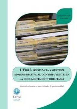 portada UF1815 Asistencia y gestiÃ³n administrativa al contribuyente