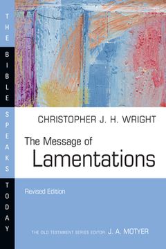 portada The Message of Lamentations (en Inglés)