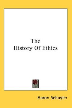 portada the history of ethics (en Inglés)