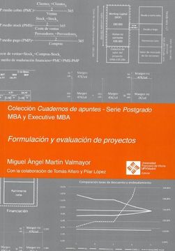 portada Formulación y Evaluación de Proyectos (Cuadernos de Apuntes) (in Spanish)