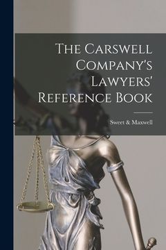 portada The Carswell Company's Lawyers' Reference Book (in English)