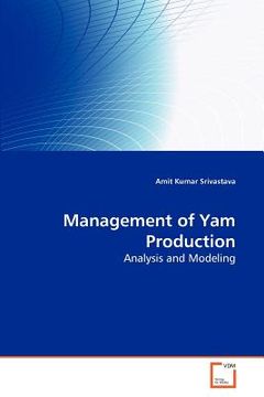 portada management of yam production (en Inglés)