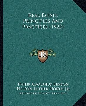 portada real estate principles and practices (1922) (en Inglés)