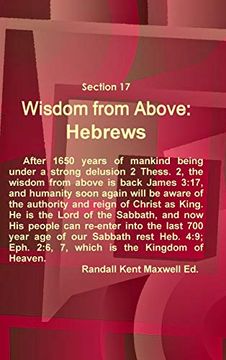 portada Section 17 Wisdom From Above: Hebrews 