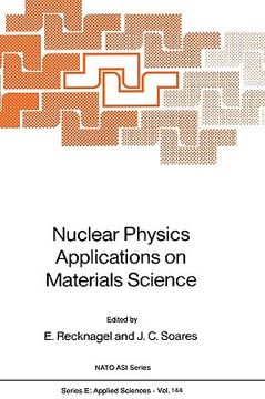 portada nuclear physics applications on materials science (en Inglés)