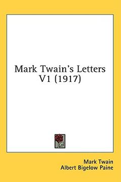 portada mark twain's letters v1 (1917) (en Inglés)