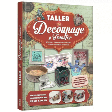 portada Taller de Decoupage y Transfer Artesanías