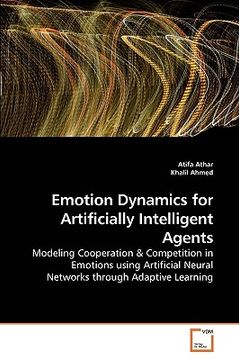 portada emotion dynamics for artificially intelligent agents (en Inglés)