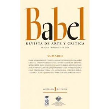 portada Babel. Revista de Arte y Critica (in Spanish)