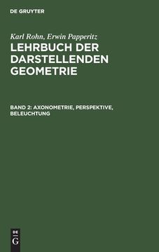 portada Axonometrie, Perspektive, Beleuchtung (German Edition) [Hardcover ] (in German)