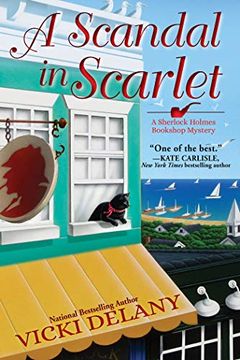 portada A Scandal in Scarlet: A Sherlock Holmes Bookshop Mystery (en Inglés)