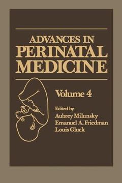 portada Advances in Perinatal Medicine: Volume 4 (en Inglés)