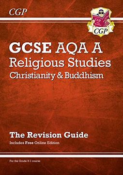 portada New Grade 9-1 Gcse Religious Studies: Aqa a Christianity & Buddhism Revision Guide (With Online ed) (en Inglés)