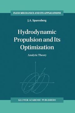 portada hydrodynamic propulsion and its optimization: (analytic theory) (en Inglés)