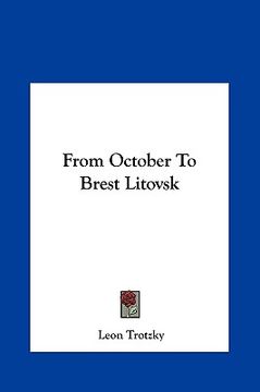 portada from october to brest litovsk