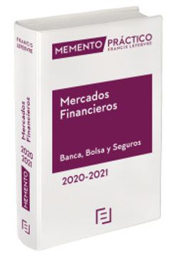 portada Memento Mercados Financieros. Banca, Bolsa y Seguros 2020-2021