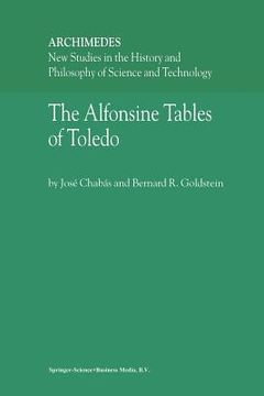 portada the alfonsine tables of toledo