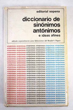 Libro Diccionario De Sinónimos, Antónimos E Ideas Afines De Santamaría ...