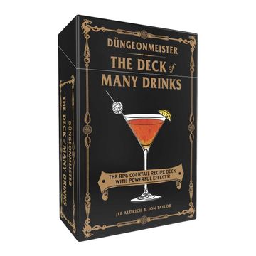 portada Düngeonmeister: The Deck of Many Drinks: The RPG Cocktail Recipe Deck with Powerful Effects! (Düngeonmeister Series)