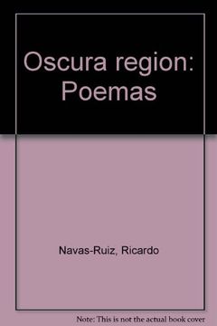 portada Oscura region: Poemas (Spanish Edition)