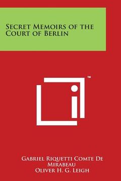 portada Secret Memoirs of the Court of Berlin (en Inglés)