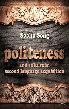 portada politeness and culture in second language acquisition
