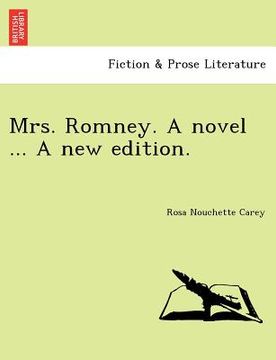 portada mrs. romney. a novel ... a new edition. (en Inglés)