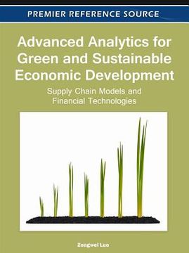 portada advanced analytics for green and sustainable economic development
