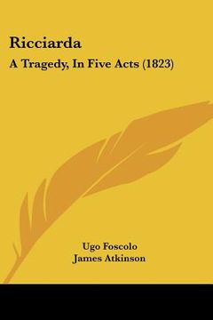 portada ricciarda: a tragedy, in five acts (1823) (en Inglés)