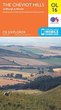 portada The Cheviot Hills, Jedburgh & Wooler 1 : 25 000 (OS Explorer Map)
