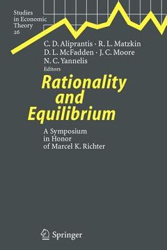 portada rationality and equilibrium: a symposium in honor of marcel k. richter (en Inglés)
