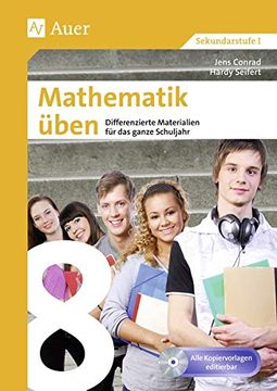 portada Mathematik Üben Klasse 8: Differenzierte Materialien für das Ganze Schuljahr (en Alemán)