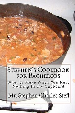 portada stephen's cookbook for bachelors (en Inglés)