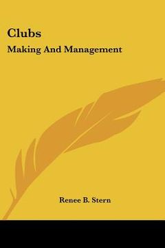 portada clubs: making and management (en Inglés)